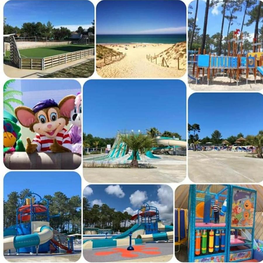 Camping Des Dunes De Contis Mobilhome 3Ch, Saint-Julien-en-Born Eksteriør billede
