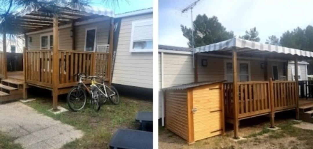 Camping Des Dunes De Contis Mobilhome 3Ch, Saint-Julien-en-Born Eksteriør billede